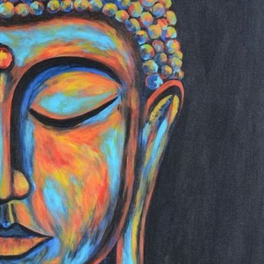 painting Buddha